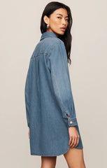 Lucie Denim Shirt Dress