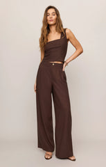 Magnolia Wide-Leg Linen Trousers
