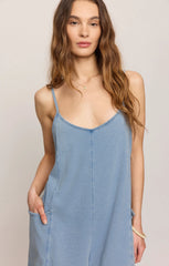 Go Easy Denim Romper Jersey