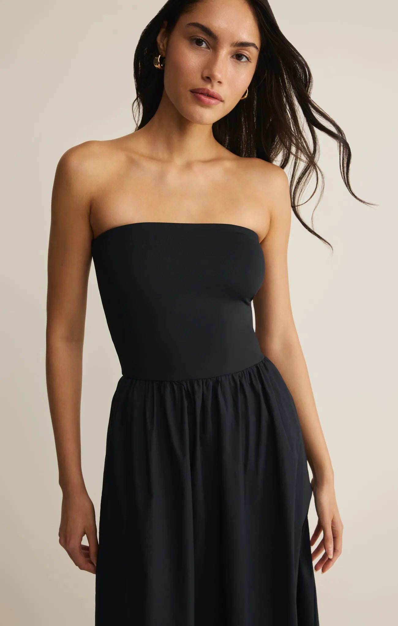 Sunsought Strapless Midi Dress