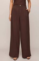 Magnolia Wide-Leg Linen Trousers